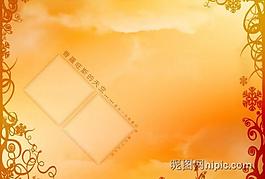 人物寫真模板圖片