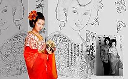 婚纱摄影模板 想念你的日子图片