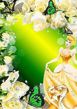 白雪公主相框圖片