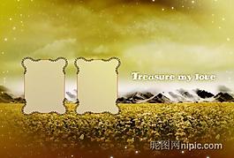 人物寫真模板圖片