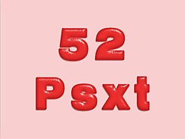 質感字體    源文件 psd