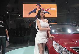 2012濟(jì)南春季車展車模圖片