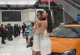 2012濟(jì)南春季車展車模圖片