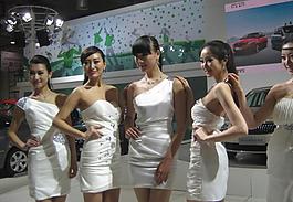 2012濟(jì)南春季車展車模圖片