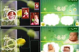 兒童攝影模版圖片