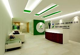 接待前臺效果圖圖片