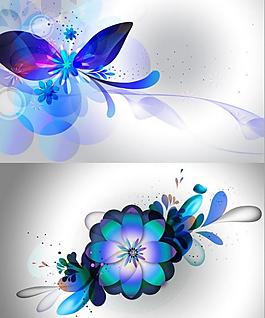 夢幻花紋圖片