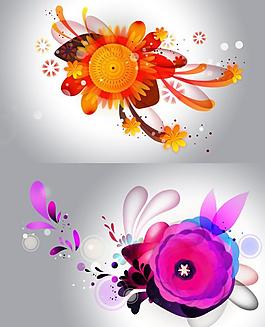 夢幻花紋圖片