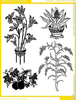 花紋底紋素材圖片