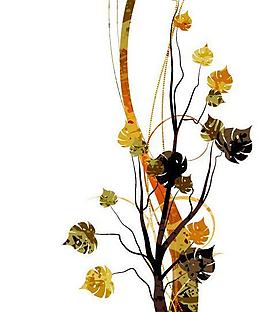 時(shí)尚花紋背景圖片