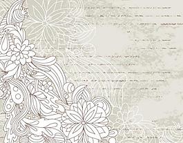 時尚背景花紋圖片