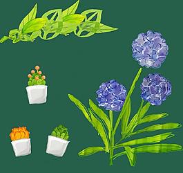 手繪 花紋 花朵圖片