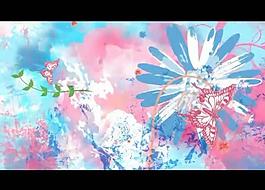花紋背景視頻素材圖片