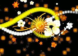 動(dòng)感花紋視頻素材圖片