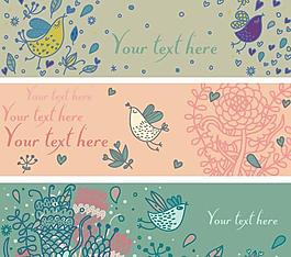 矢量花紋背景圖片