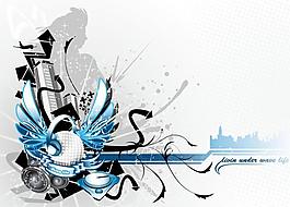 音樂 底紋 花紋圖片