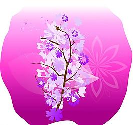 树木与花纹 树木 花图片