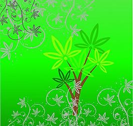 树木与花纹 树木 花图片