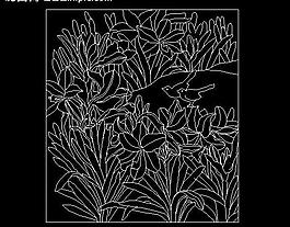 cad 歐式花紋雕塑圖片