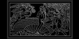 cad 歐式花紋雕塑圖片