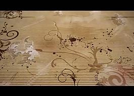 花紋花邊背景視頻素材圖片