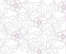 歐式花紋 歐花 白描圖片
