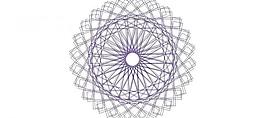 花紋 圓形 矢量圖圖片