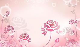電視背景墻 花朵 花紋圖片