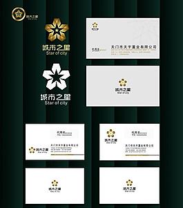 地產(chǎn)logo名片圖片