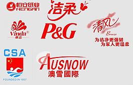 各大牌字纸巾logo图片