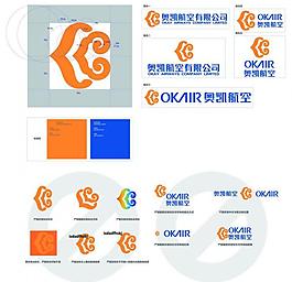 奧凱航空標志logo圖片