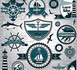海洋徽章 logo圖片