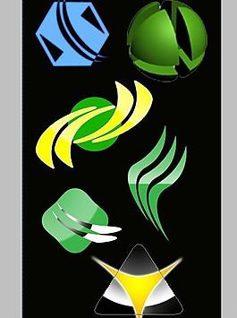 個(gè)性層logo標(biāo)志圖標(biāo)素材圖片