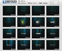 粒子logo效果ae模板圖片