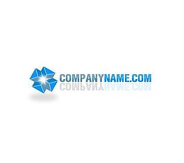 公司藍色logo圖片