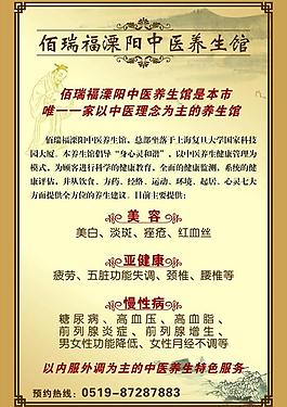 中醫(yī)養(yǎng)生館海報圖片
