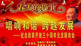 改革开放展板图片