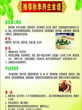 推薦秋季養(yǎng)生菜譜圖片