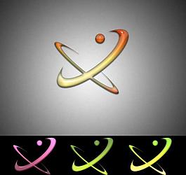 科技 環(huán)形 水晶 logo設(shè)計圖片