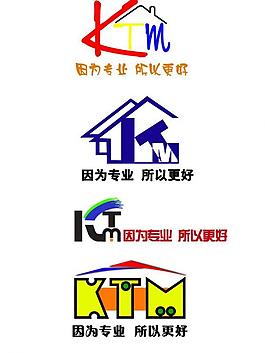 ktm k字開頭的logo 裝修公司logo圖片