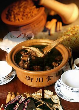 中藥中醫(yī)熬煮圖片