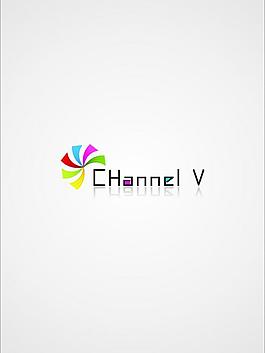 channel v 標(biāo)志設(shè)計(jì) logo圖片