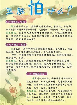 養生彩頁 五臟怕什圖片