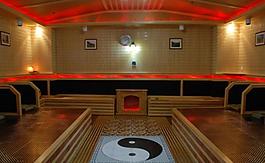 汗蒸足浴 养生 图案 背景 建筑图片