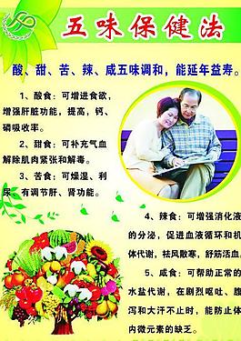 五味保健法图片