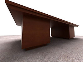 3D會議桌模型