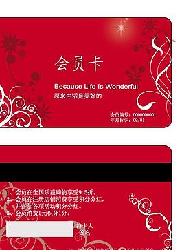 會(huì)員卡圖片