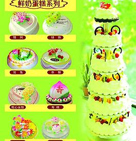 蛋糕彩页图片