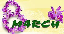 三八婦女節(jié)鮮花設(shè)計(jì)圖片