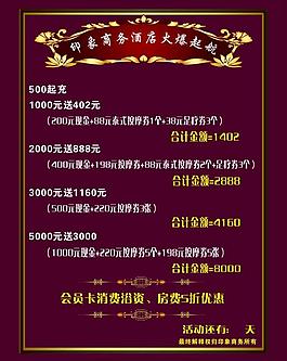印象商務(wù)酒店會(huì)員卡圖片
